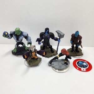 Disney Infinity 2.0 Marvel Figures + Power Disc Yondu Rocket Green Goblin